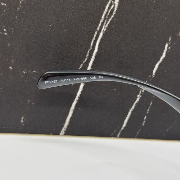 NEW PRA25S 1AB5S0 PRADA WOMEN SUNGLASSES SPR A25 1AB5S0 BLACK PRA 25S 1AB5S0 - Picture 8 of 10